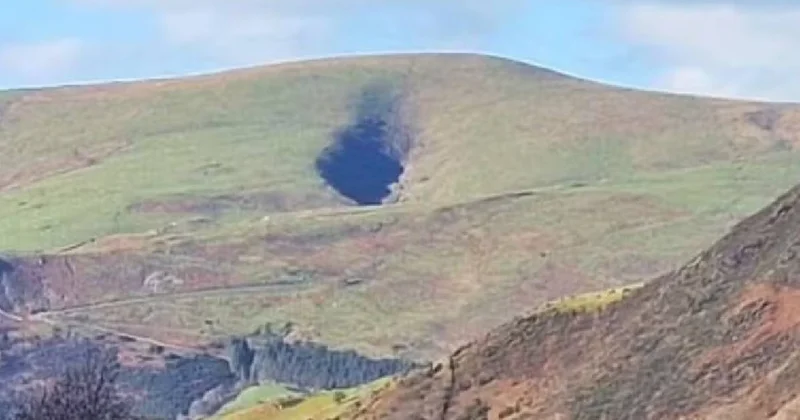 Dağda bir anda devasa çukur belirdi: Şeytan deliği denilen gizem çözüldü Sözcü Gazetesi