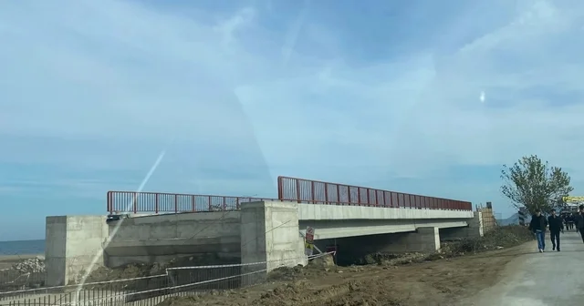 Akliman köprü projesinde çalışmalar sürüyor Sinop Haberleri