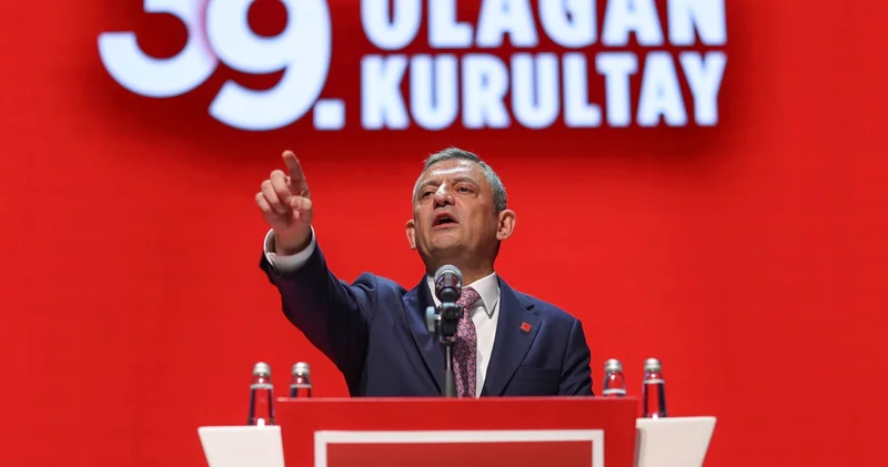 CHP lideri Özel, partisinin 39. Olağan Kurultayı nda: Her şeye rağmen bir yandan direndik bir yandan da çalışmaya devam ettik!