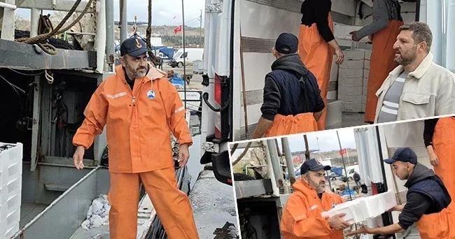 Marmara Denizi nden kasa kasa çıkardılar! Limanda hareketlilik yaşandı