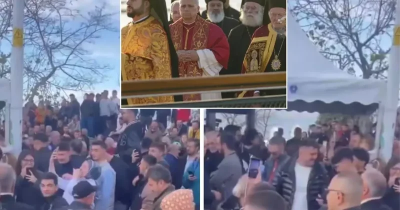 Papanın gittiği şehir karıştı! Kalabalıktan tek bir slogan yükseldi