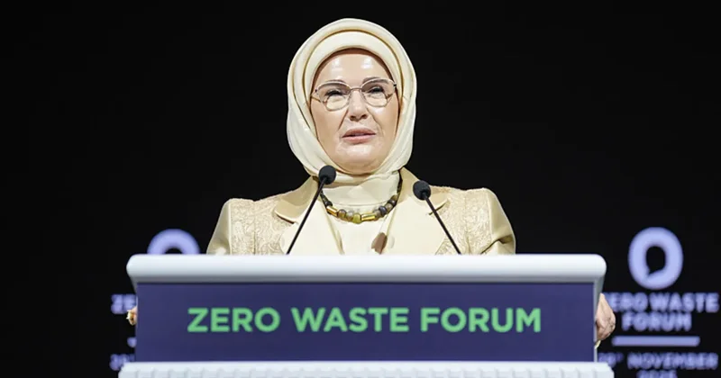 Emine Erdoğan, İstanbul’da gıda ve su israfı panelinde konuştu: Sıfır atık, insanlığı kurtaran en güçlü formüldür