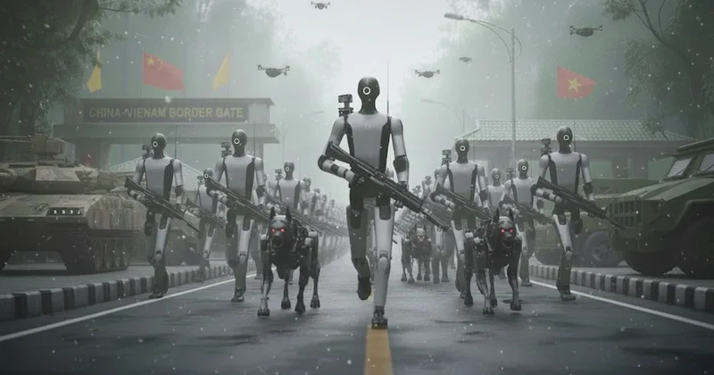 Ölümsüz askerler göreve başlıyor! Çin, insanoid robot ordusunu sınıra yerleştirdi Sözcü Gazetesi