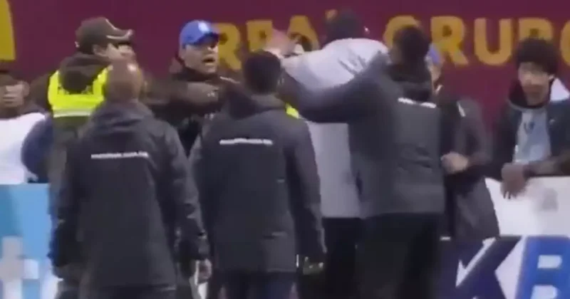 Sahada resmen savaş çıktı: Maç bitti 17 isim kırmızı kart gördü! Polisler araya zor girdi