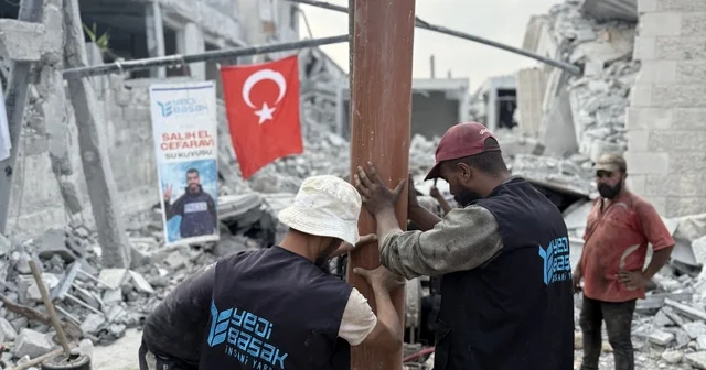 Yedi Başak tan Gazze ye kesintisiz insani destek Gaziantep Haberleri