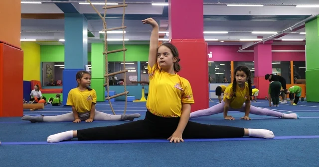 Down sendromlu Elif in hayatı sporla değişti Eskişehir Haberleri