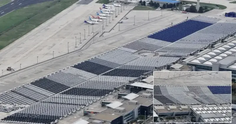 Atatürk Havalimanı nda dikkat çeken görüntü: Binlercesi yan yana dizildi Gündem Haberleri