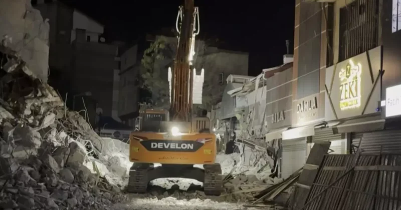 Aksaray Belediyesi’nin kontrolsüz yıkımı az kalsın dükkanları yıkıyordu