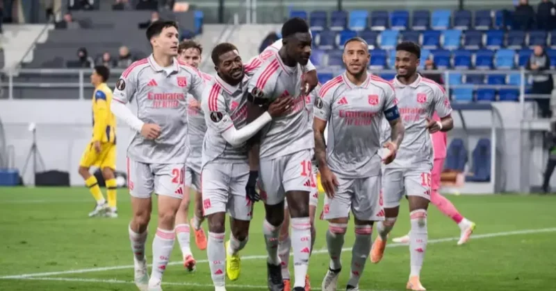 Lyon, İsrail ekibini 6 golle geçti!