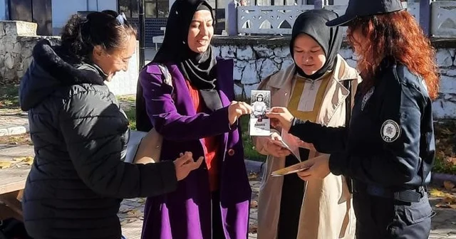 İhsaniye de vatandaşlara kadına şiddetle mücadele anlatıldı Afyonkarahisar Haberleri