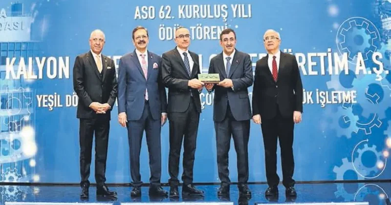 Kalyon’a yeşil dönüşüm ödülü