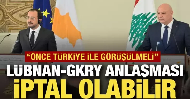 Lübnan GKRY MEB anlaşması iptal olabilir! Anayasal ihlal tartışması