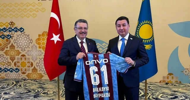 Trabzon un yeni kardeşi Aktau oldu Trabzon Haberleri