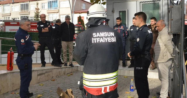 Havza da emniyet personeline yangına ilk müdahale eğitimi verildi Samsun Haberleri