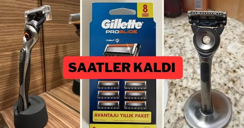 Son günün en indirimli Gillette tıraş bıçakları burada!