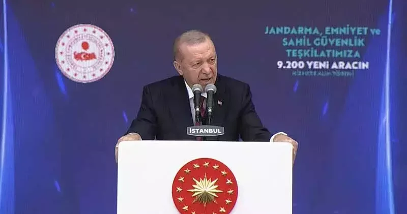 Cumhurbaşkanı Erdoğan: Bugün 9 bin 200 aracı daha sizlerin hizmetine veriyoruz