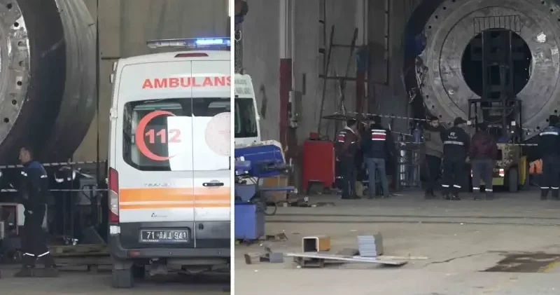 Fabrikada iş kazası: 3 tonluk sacın altında kalan 2 işçi öldü Kırıkkale Haberleri