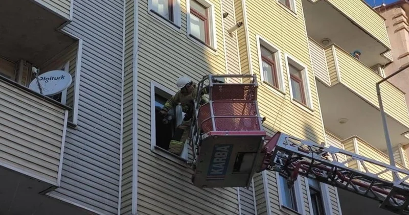 İhmal yangına dönüştü: Bina girişine bırakılan çöpler 3 kişiyi hastanelik etti