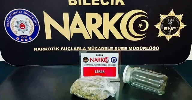 Dedektör köpeği İntel den uyuşturucu operasyonu Bilecik Haberleri