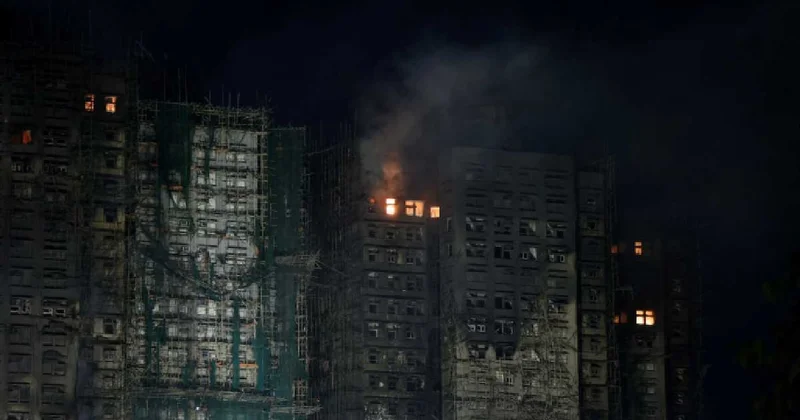 Hong Kong daki faciada ölü sayısı 90 ı aştı Sözcü Gazetesi