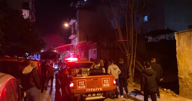 Aydın da çıkan yangında yaşlı kadın evsiz kaldı Aydın Haberleri