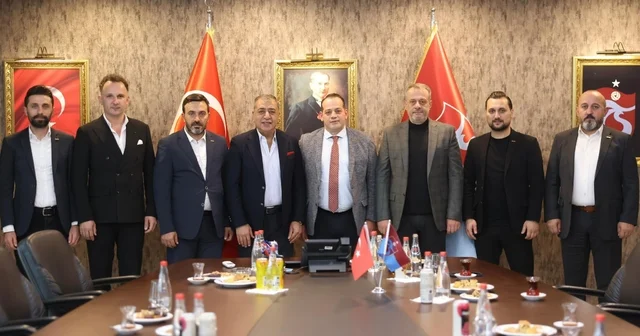 TÜRSAB Doğu Karadeniz den Trabzonspor a ziyaret Trabzon Haberleri