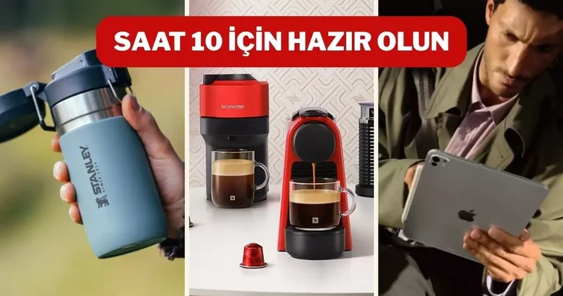 28 Kasım a özel saat 10.00 da Stanley ve Apple gibi markalarda stoklarla sınırlı flaş fırsatlar başlıyor!