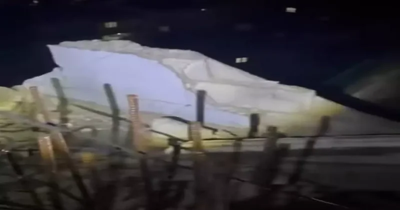 Şırnak ta korkutan olay: 7 katlı binaya yıldırım isabet etti!