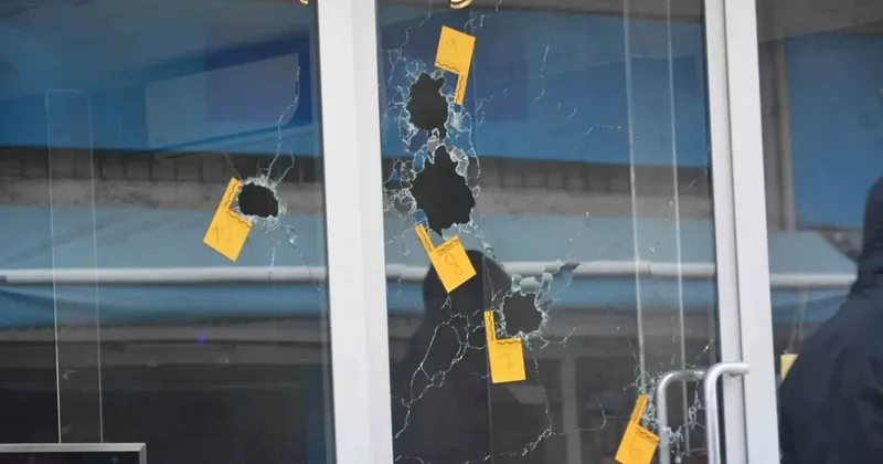 Ordu’da iş yerine uzun namlulu silahla saldırı: O anlar güvenlik kamerasında