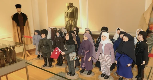Samsun da Milli Mücadele Kadın Kahramanları koleksiyonuna ilgi Samsun Haberleri