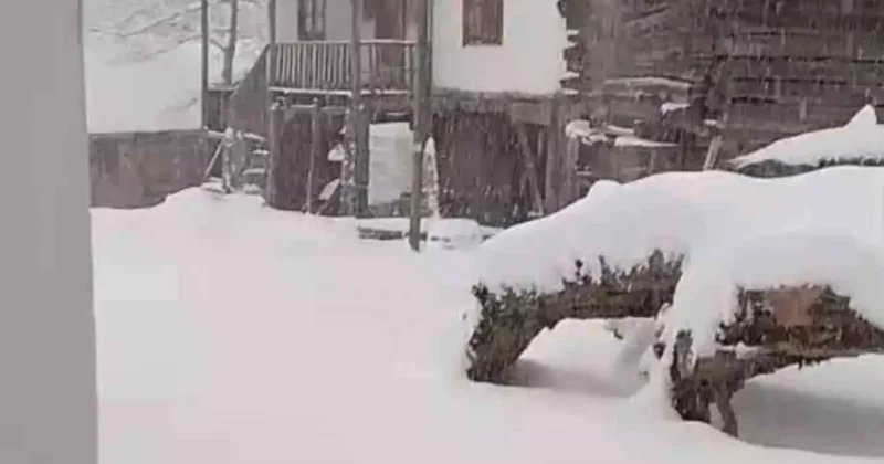 Sinop’ta kar yağışı: Yüksek kesimlerde 30 santime ulaştı