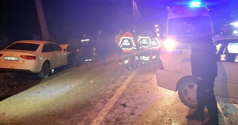 Sapanca da feci kaza: 6 yaralı