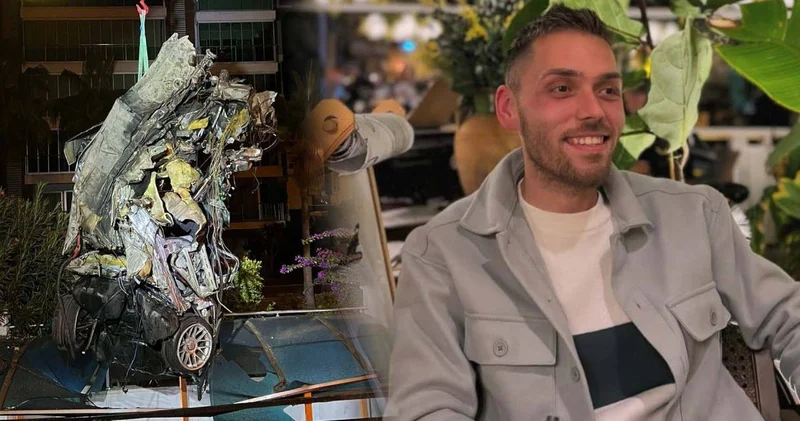 Antalya’da ölümlü kaza! Otomobil alt geçide yuvarlanıp alev aldı