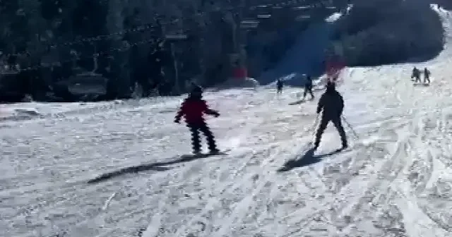 Sarıkamış Kayak Merkezi’nde hafta sonu yoğunluğu VİDEO İZLE