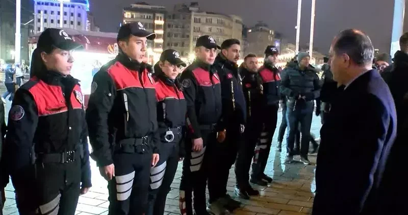 İstanbul İl Emniyet Müdürü Yıldız, yılbaşı için alınan tedbirleri denetledi