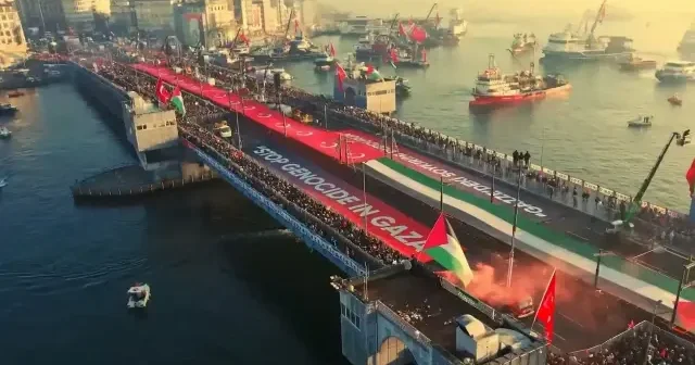 Gazze’den Türkiye’ye çağrı: 1 Ocak’ta Galata Köprüsü’nde buluşuyoruz VİDEO İZLE