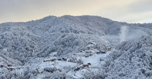 Rize nin yüksek kesimlerinde kar kalınlığı 1 metreyi aştı Rize Haberleri