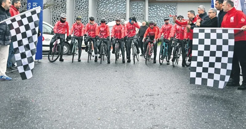 Şehitler için pedal çevirecekler