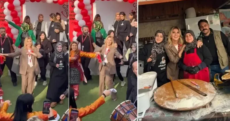 Gülben Ergen den halayda başörtülü var diye kadının elini tutmadı iddiasına yanıt Aktüel Haberleri