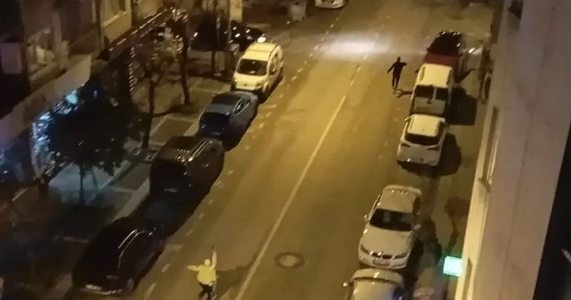 Alkollü sürücü önce araçla sonra koşarak kaçtı: Polis havaya defalarca ateş açtı, yine durmadı