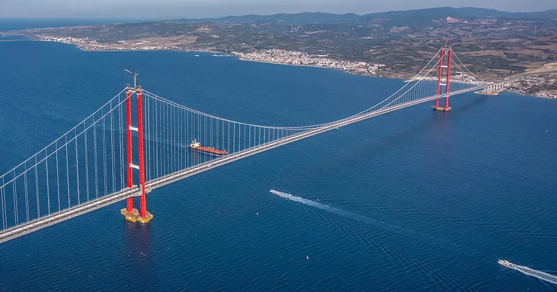 1915 Çanakkale nin ilk rakibi: Dünyanın en uzun asma köprüsü olacak Sözcü Gazetesi