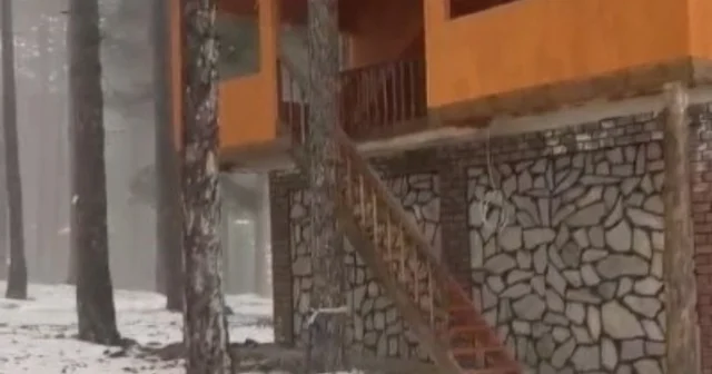 Amanoslar da kışın ilk habercisi: Zorkun Yaylası beyaza büründü Osmaniye Haberleri