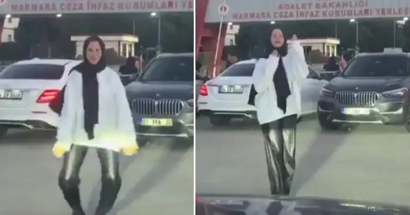 Kocasının tahliye edilmesini Silivri Cezaevi önünde böyle kutladı Sözcü Gazetesi