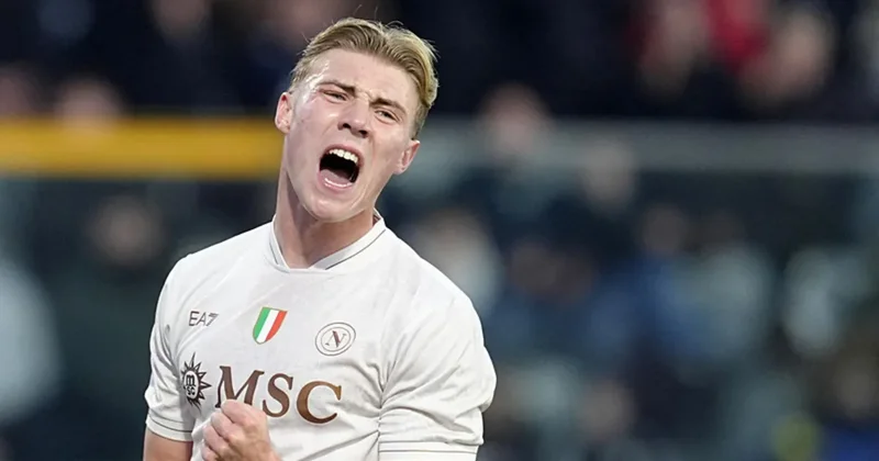 Napoli’ye galibiyeti Rasmus Höjlund getirdi!