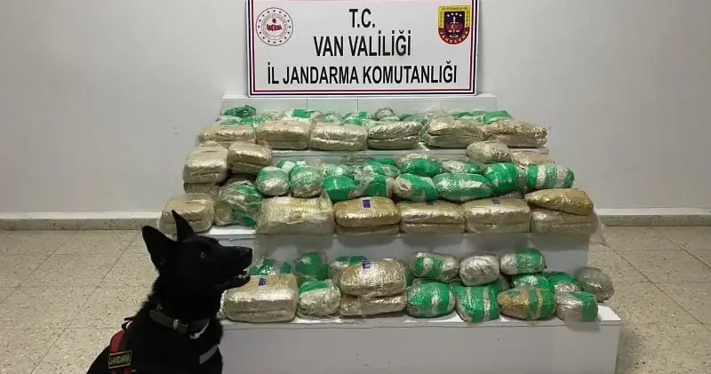 Van’da 51 kilo skunk bulundu Van Haberleri