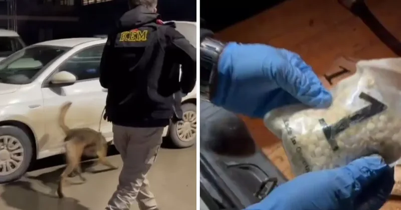 Binlerce uyuşturucu hap ele geçirildi: 3 kişi tutuklandı