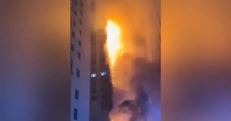 Çin de yüksek katlı binada yangın: 3 ölü, 23 yaralı