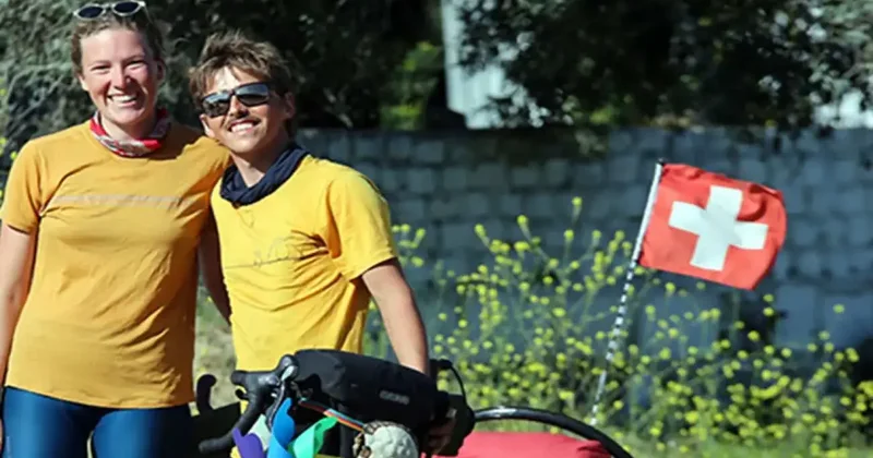 Bisikletle dünya turuna çıkan İsviçreli çift Türkiye de: Türk halkına hayran kaldılar!