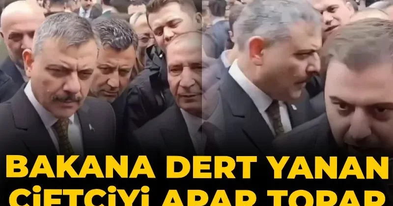 İçişleri Bakanına dert yanan çiftçiyi apar topar götürdüler! Mazota, gübreye, elektriğe yetişemiyorum