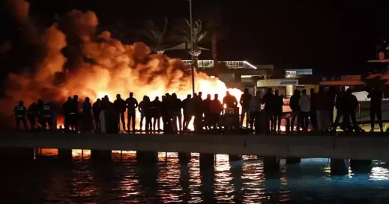 Bodrum’daki yat yangınında ‘sabotaj’ alarmı!